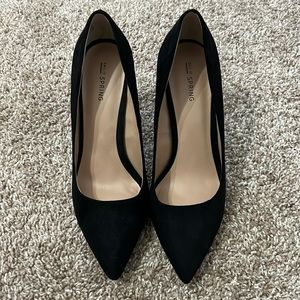 Call it Spring black high heels